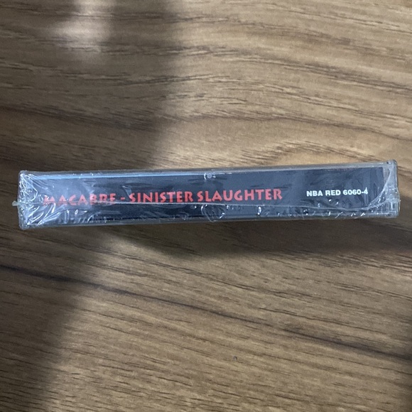 MACABRE - Sinister Slaughter 1993 Cassette (Collectible) Nuclear Blast America - Picture 5 of 6